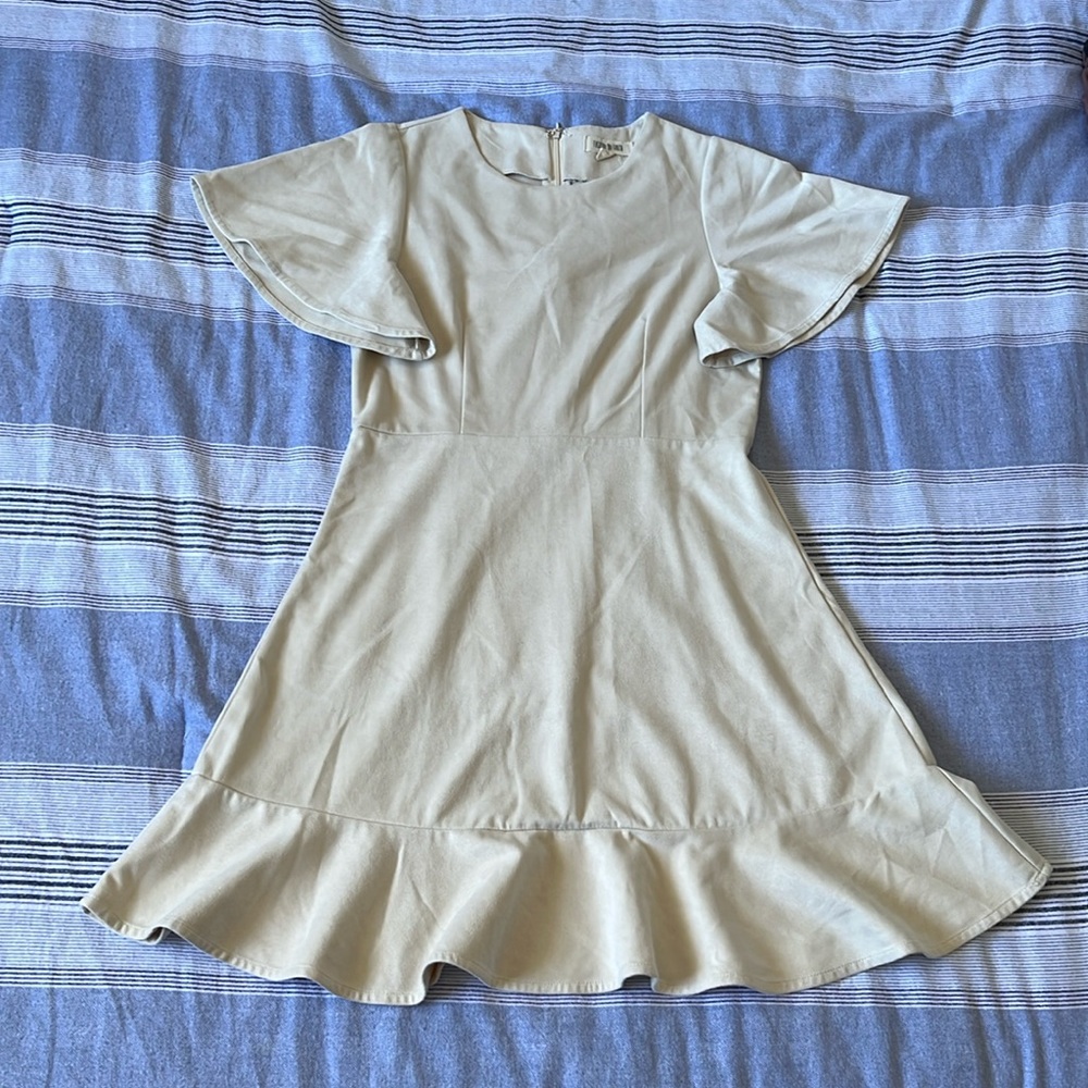 Small Fashion on Earth Microsuede Fluttery Dress